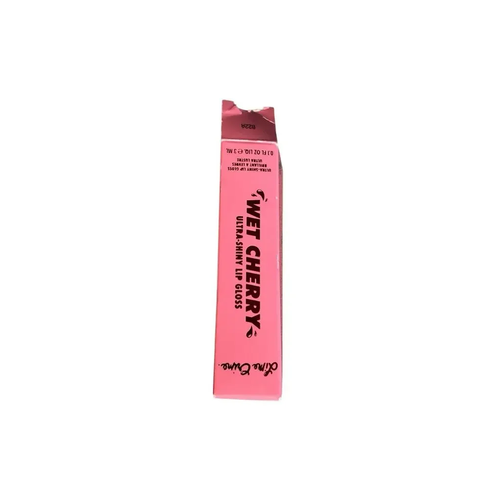 Lime Crime JUICY‎ CHERRY Lip Gloss Wet Cherry Color New With Damaged Box